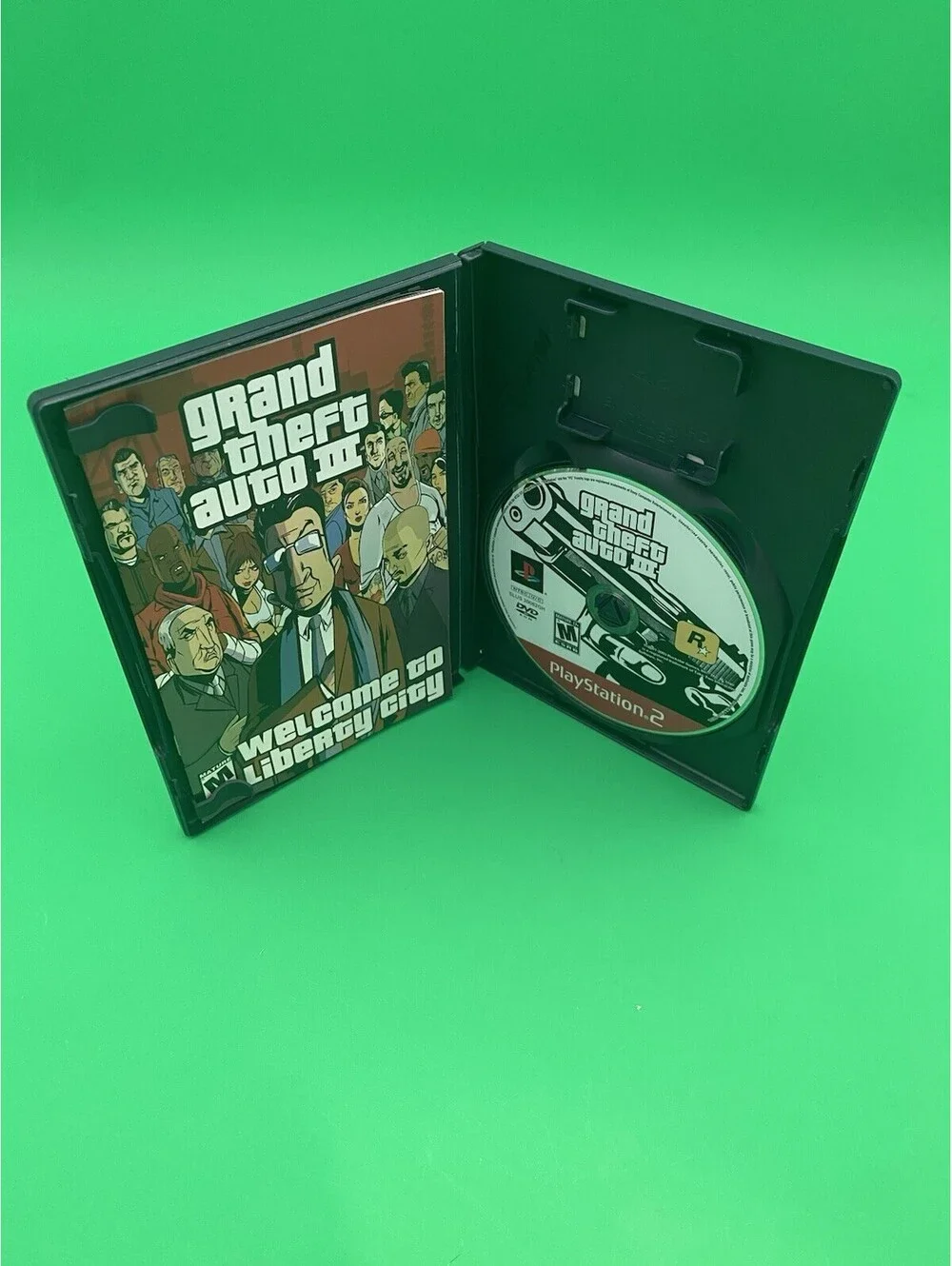 Grand Theft Auto III PlayStation 2 Video Game - Complete w/ Map - 2003 Rockstar